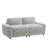 Lirien Furry Channel Fabric Down-Filled Sofa-112553344-112553343