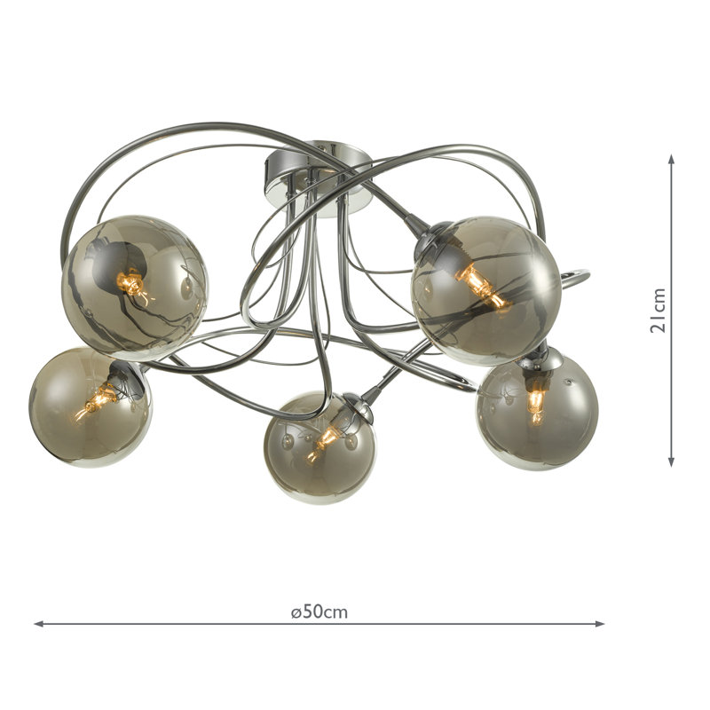 Yuma Semi Flush Mount