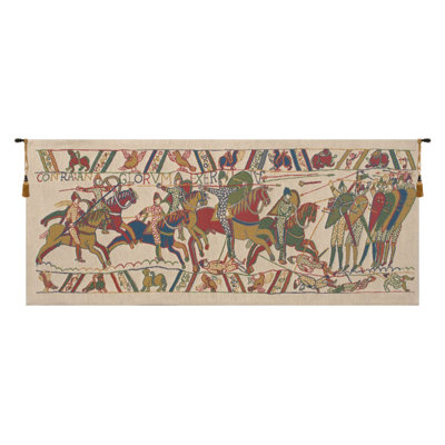 Bayeux Loom Woven Cotton Blend Wall Hanging