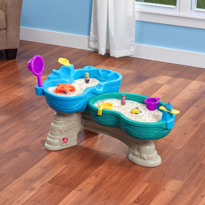 63.5Cm x 57.2Cm Plastic Sand and Water Table with Cover