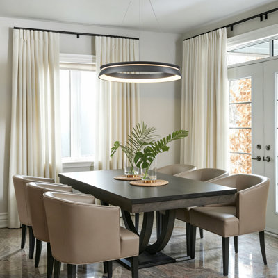 1-Light Dimmable Ring LED Chandelier
