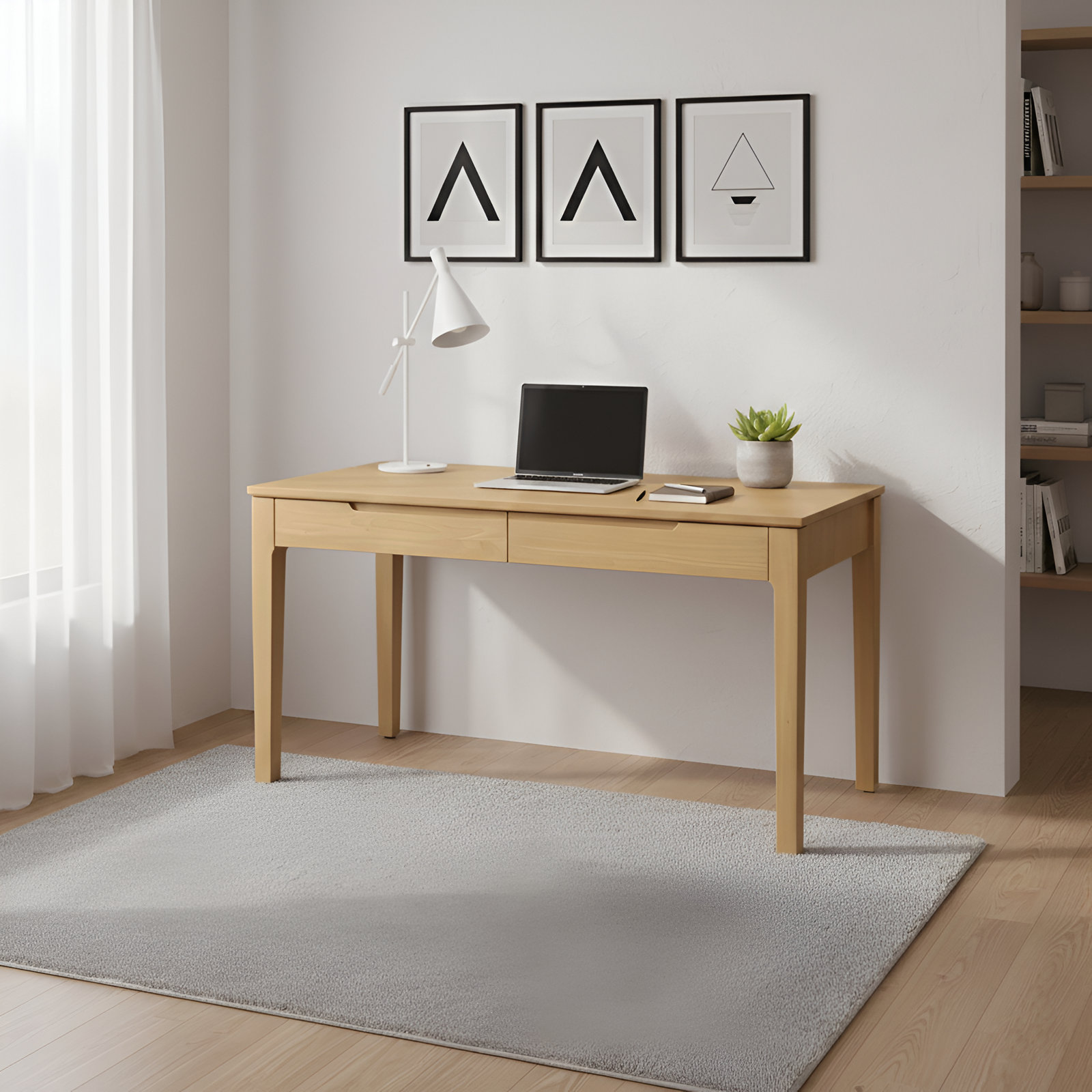 Michelle Desk, Light Oak