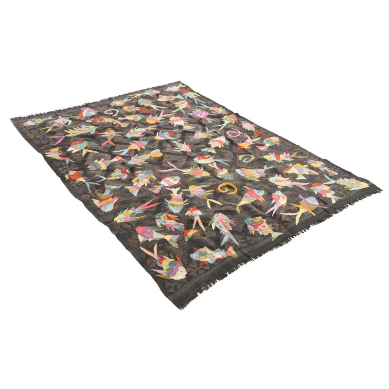 Odell Dark Brown Rug