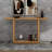 Elegant Minimalist Console Table With Curved Corners-120877053