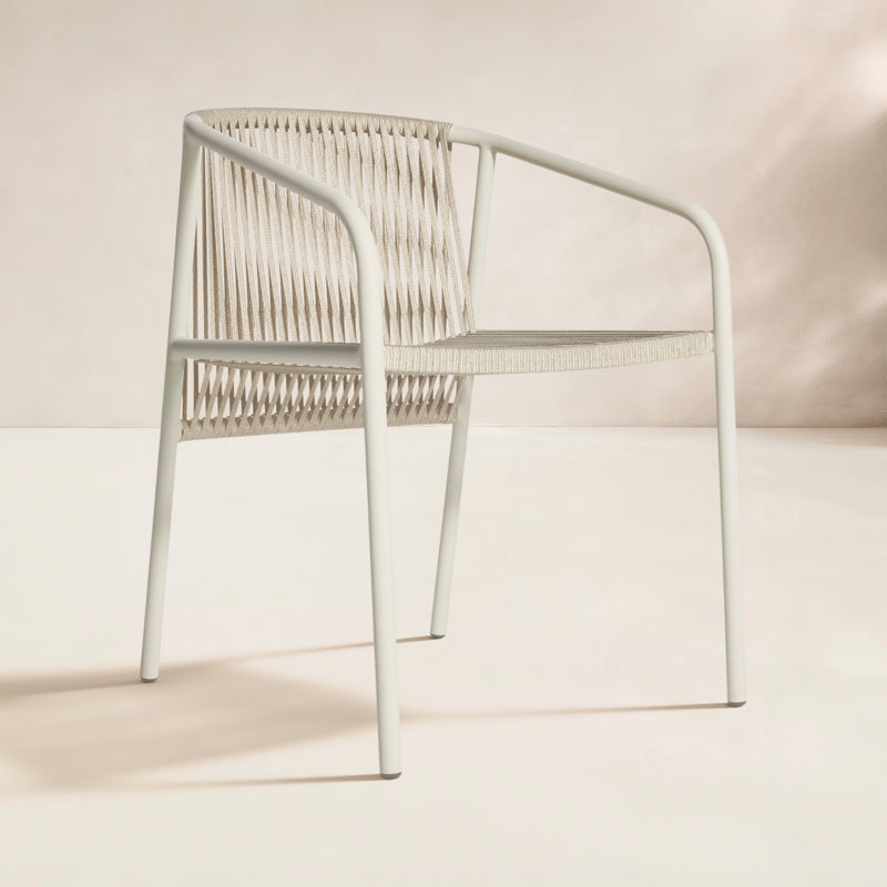 Lookout Outdoor Dining Armchair, White