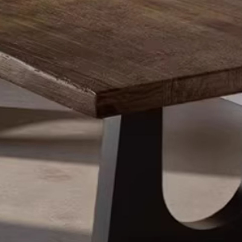 Bureau en pin naturel de style industriel, H 29,52 po x l 51,18 po x P 27,55 po