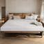 Coussin de matelas en mousse viscoélastique imprégnée de gel (grand, 4 pouces)-95221553-95221555