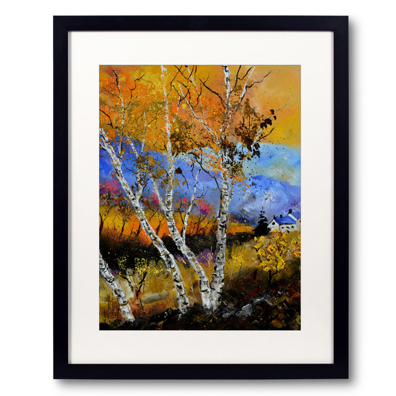 Autumn 886130 Print by Pol Ledent, Black Framed Paper, 20" H x 16" W