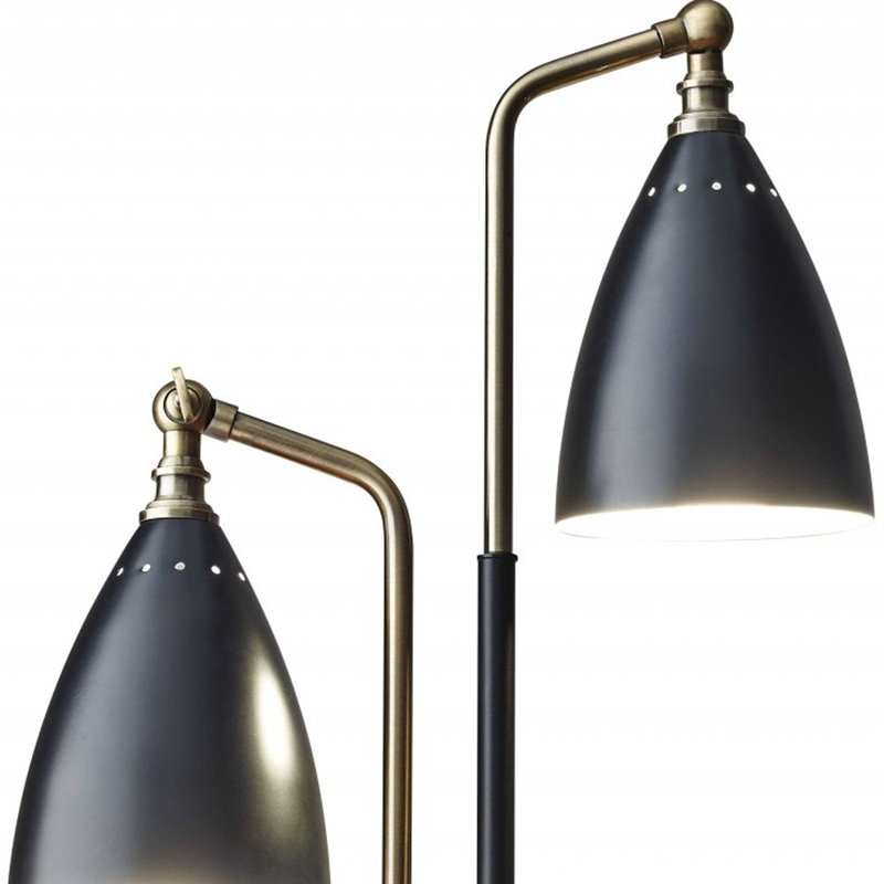 Lampe de table noire 32,5 po Necaise