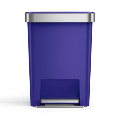 simplehuman 12gal Soft-Close Step-On Can
