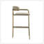 Tabouret de bar taupe