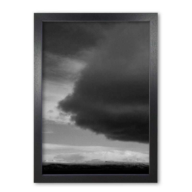 Minimal Landscape - No Frame Print, Black Grain Frame, 60 cm H x 42 cm W x 5 cm D