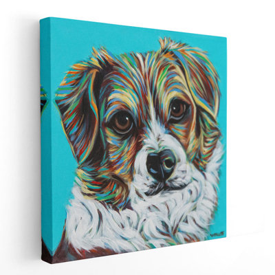 «Island Dog II», reproduction d'art sur toile