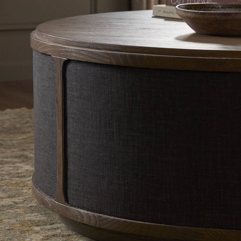 Bertie Coffee Table-Black Linen
