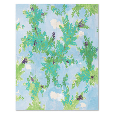 Arbres Et Nuages Print by Paule Marrot