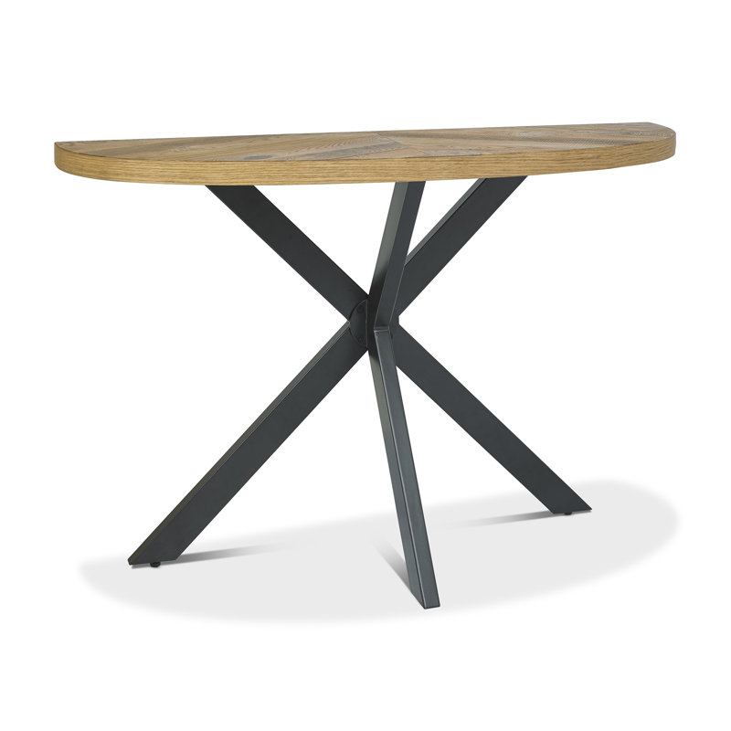 Stoudt 114cm Console Table, Rustic Oak