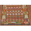 Tapis oriental géométrique All-Over Kilim 7 x 9