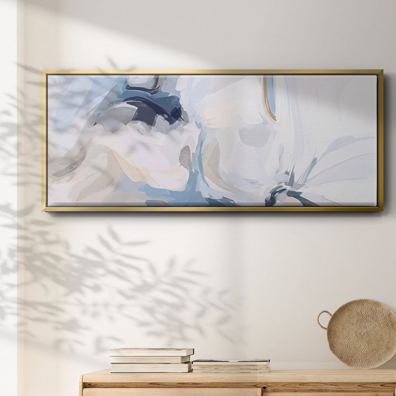 Fresh Air I- Framed Canvas, 12" H x 30" W