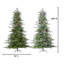 Artificial Pine Christmas Tree with Color & Clear Lights-1950006867