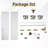 Arch Top White Primed 30"W X 80"H Solid Core Bi-Fold Closet Door With Installation Hardware Kit-117228060