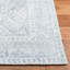 Tapis oriental gris / bleu clair en laine / viscose tissé à la main Panola-1550458181