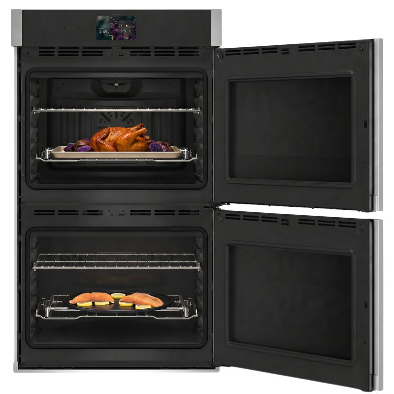 GE Profile 30" Smart Built-In Convection Double Wall Oven with Right-Hand Side-Swing Doors
