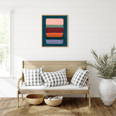 «Layered Cake II» par Grace Popp, reproduction d'art sur toile encadrée