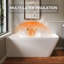 Baignoire de trempage à surface solide en alcôve 59 "avec tablier 59" - Blanc