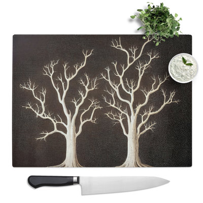 Amazing Trees  Glass Chopping Board