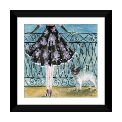 «Dog Day French Bulldog» par Bella Pilar, reproduction d'art sur toile tendue