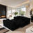130" W Modular U-Shaped Sofa, With No Assembly Required Sofa, With Reversible Design And Freely Configurable Layout-892782054