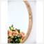 Round Wood Mirror, Wall Mounted Mirror Home Decor For Bathroom Living Room