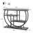 39 in Modern Console Table for Entryway, 4 Tier Hallway Table with Storage-1475596631