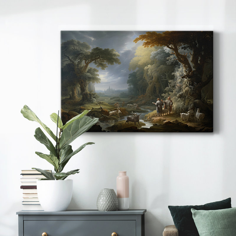 Animaux, série paysage CCDXLVII, H 12 po x l 18 po