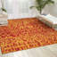 Moroccan Southwestern Area Rug in Paprika-105308264