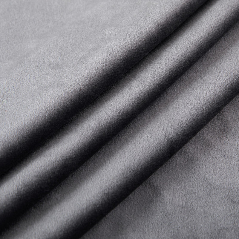 Claverton Crushed Velvet Sheer Eyelet Curtains, Charcoal