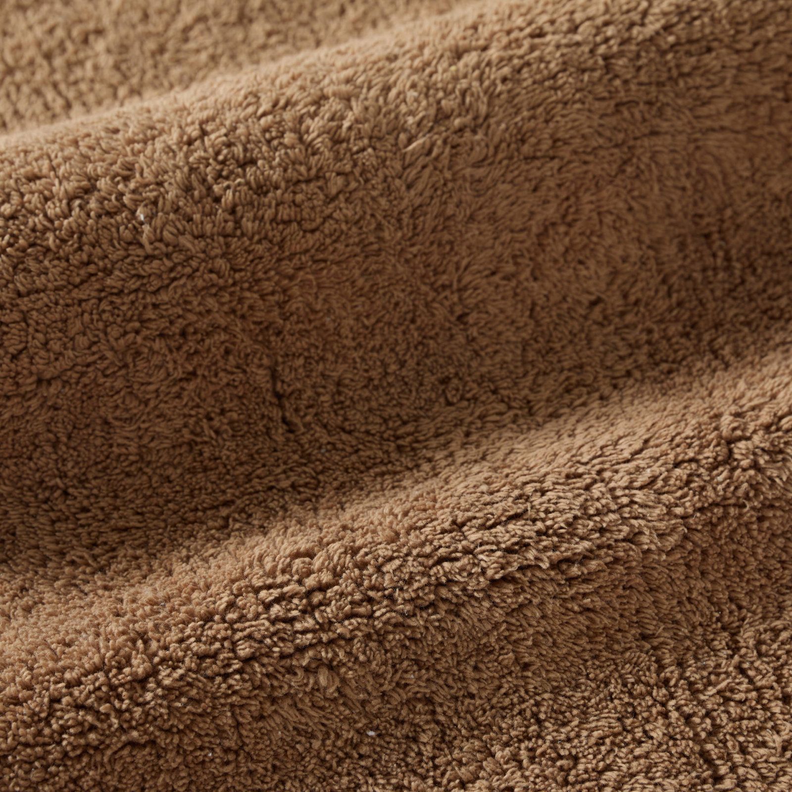 100% Cotton Reversible Dual-Texture Bath Mat, 34 in x 21 in, Mocha