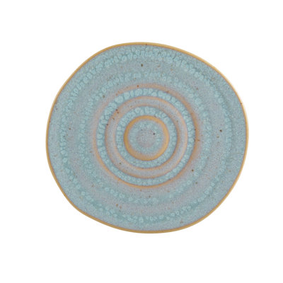 Gemstone Moonstone Stoneware Saucer