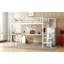 Lit mezzanine double avec bureau en L et port USB, lit mezzanine en métal avec garde-robe et tablette réglable, lit mezzanine haut avec DEL pour enfants, adolescents, adultes-1754717884