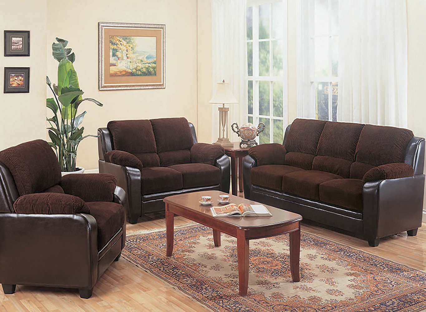 CDecor Home Furnishings Ruston 3 Piece Living Room Set Wayfair