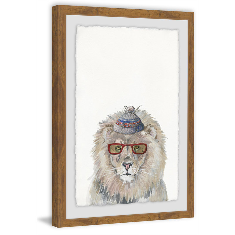 Cool For The Lion - Painting, 46cm H x 30cm W