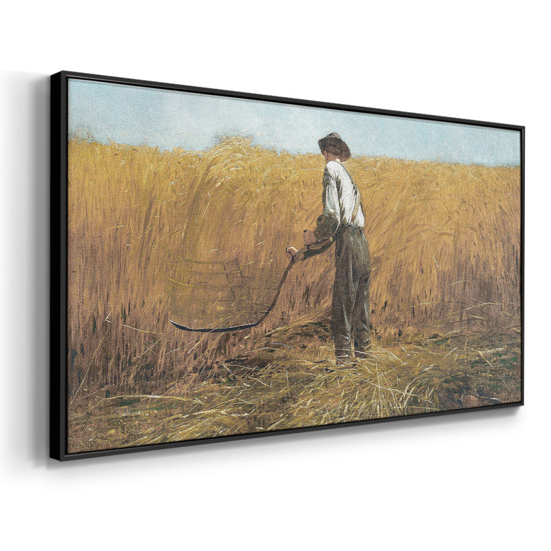 Série paysage - CMXVII - Toile tendue avec châssis encadré - Prêt à être accroché, H 25 po x l 49 po, Noir