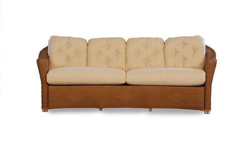 Reflections Outdoor 4 - Seat Patio Sofa, Sailcloth Salt, Antique White