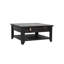 Mattie Farmhouse Coffee Table with Open Shelf & Drawer