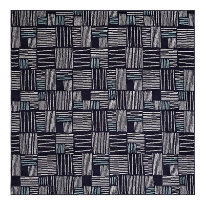 Anaka Synthetic Geometric Indoor Rug
