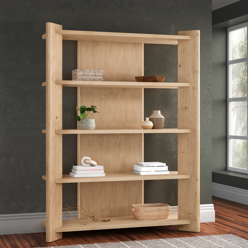 Greyson Solid Wood Shelves Bookcase