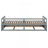 Wooden Daybed With Trundle Bed And Two Storage Drawers , Extendable Bed Daybed,Sofa Bed For Bedroom Living Room, Gray-1152026259