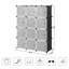 12 Pair Stackable Shoe Storage Cabinet