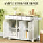 Buffet Cabinet with Storage Cabinets,Drawers and Adjustable Shelves