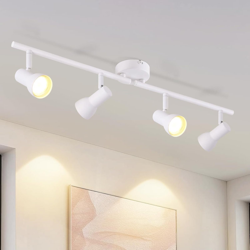 Semi Flush Mount, White
